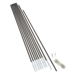 FRILUFTS FIBREGLASS POLE KIT 8 Zeltstange SCHWARZ