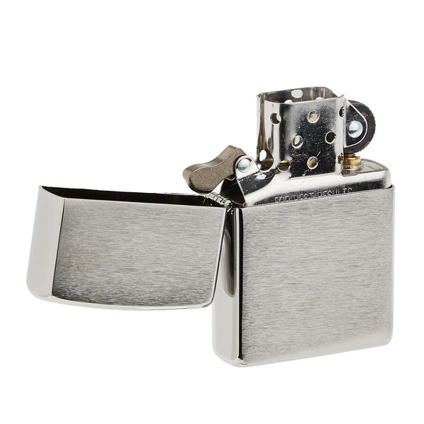 Zippo BENZIN-FEUERZEUG CHROM MATT 4 Zippo BENZIN-FEUERZEUG CHROM MATT – Bild 2