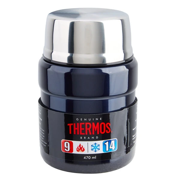 Thermos KING FOOD JAR Thermokanne BLAU 3 Thermos KING FOOD JAR Thermokanne BLAU