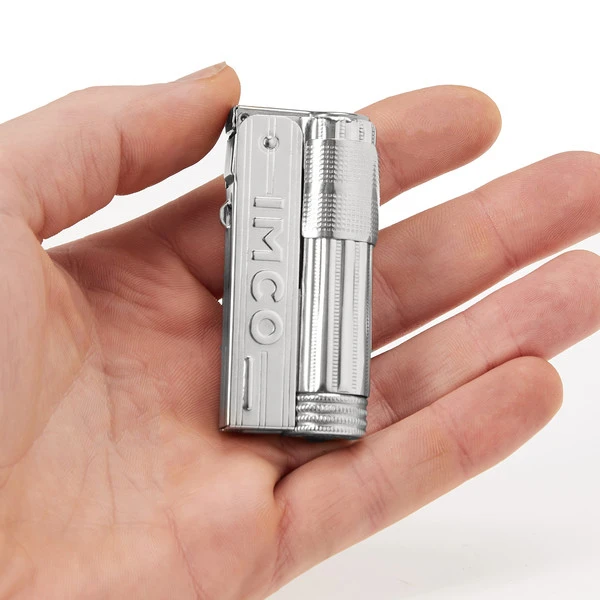 Imco SUPER/TRIPLEX OIL CHROM NICKEL Feuerzeug NOCOLOR 5 Imco SUPER/TRIPLEX OIL CHROM NICKEL Feuerzeug NOCOLOR – Bild 3