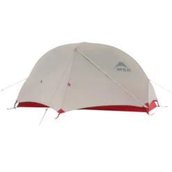 MSR HUBBA NX Einpersonenzelt LIGHT GRAY/RED