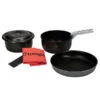 Trangia TUNDRA SET III, NON-STICK Campinggeschirr SCHWARZ/ SILBER/ 2 Trangia TUNDRA SET III, NON-STICK Campinggeschirr SCHWARZ/ SILBER/ -Deutschland Natur Pause Verkaufs-Shop 5637580369 a tundra set iii non stick trangia 24