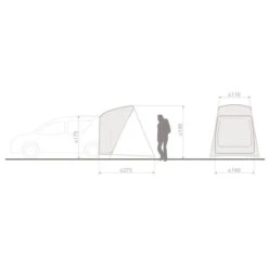 Vaude DRIVE TRUNK Busvorzelt LINEN -Deutschland Natur Pause Verkaufs-Shop 5637736451 f drive trunk vaude 24