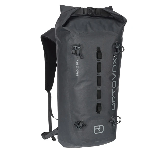 Ortovox TRAD 22 DRY Kletterrucksack BLACK STEEL 3 Ortovox TRAD 22 DRY Kletterrucksack BLACK STEEL