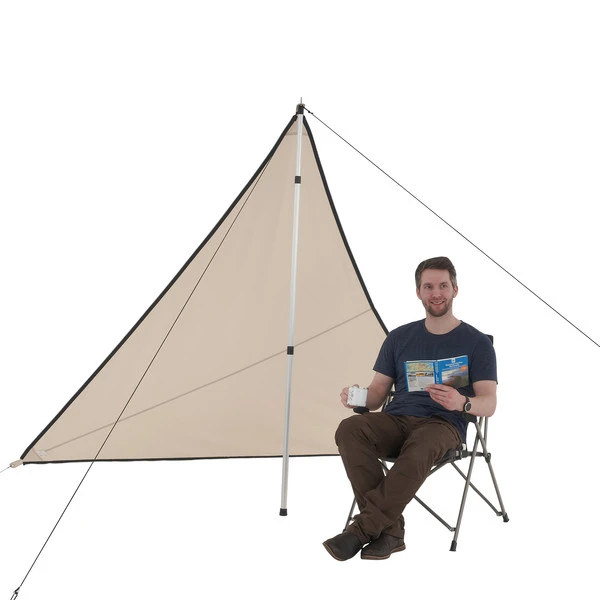 Bent VERBINDBARES SONNENSEGEL TC-ZIP-CANVAS SINGLE Tarp SAND / RV SCHWARZ 4 Bent VERBINDBARES SONNENSEGEL TC-ZIP-CANVAS SINGLE Tarp SAND / RV SCHWARZ – Bild 2