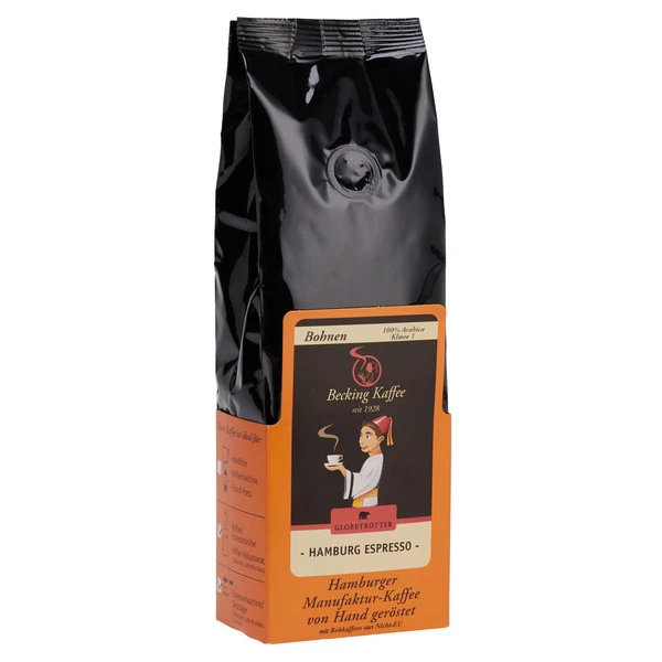 Becking Kaffee GLOBETROTTER HAMBURG ESPRESSO GANZE BOHNE 3 Becking Kaffee GLOBETROTTER HAMBURG ESPRESSO GANZE BOHNE