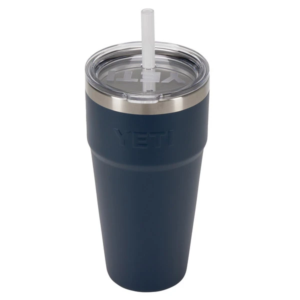 Yeti Coolers RAMBLER STRAW CUP Thermobecher NAVY 4 Yeti Coolers RAMBLER STRAW CUP Thermobecher NAVY – Bild 2