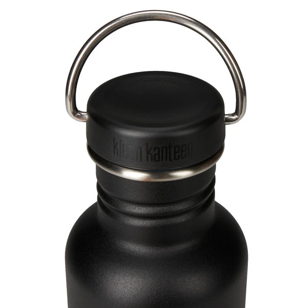 Klean Kanteen KANTEEN CLASSIC (MIT LOOP CAP) Trinkflasche SCHWARZ/BLACK 4 Klean Kanteen KANTEEN CLASSIC (MIT LOOP CAP) Trinkflasche SCHWARZ/BLACK – Bild 2