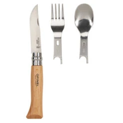 Opinel PICNIC PLUS. 4-TEILIG Campingbesteck BUCHE
